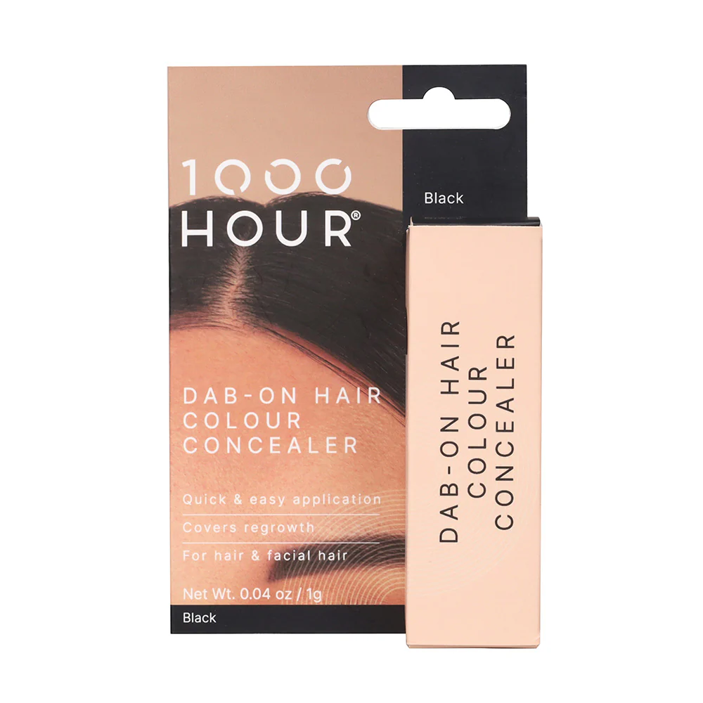 1000HOUR Dab-On Hair Colour Concealer - Black 1g