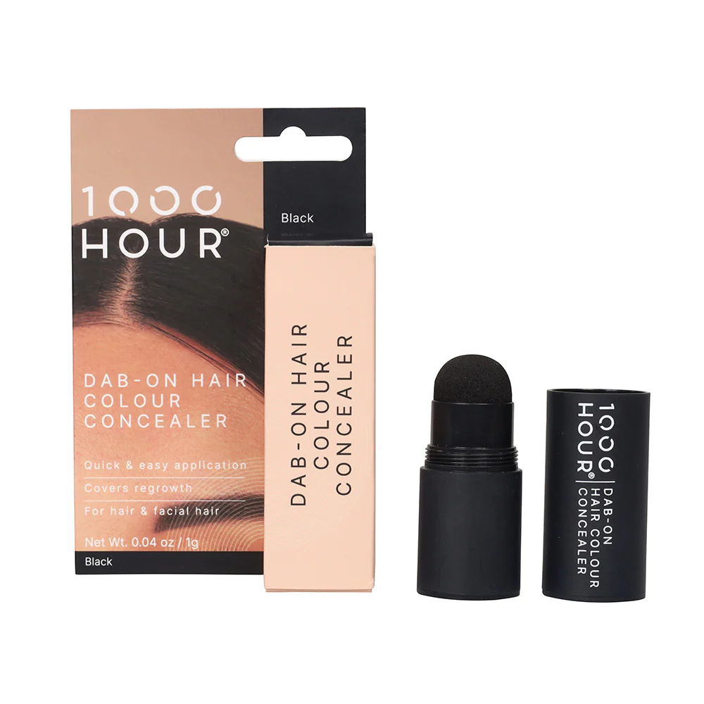 1000HOUR Dab-On Hair Colour Concealer - Black 1g - Image 3