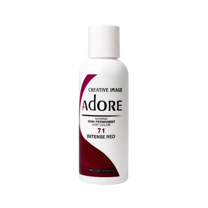 Adore Semi Permanent Hair Colour Intense Red 118ml - Image 2