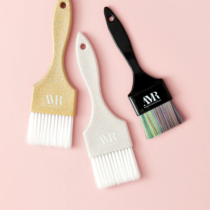AMR Professional Hair Paint Brush Rainbow - Image 2