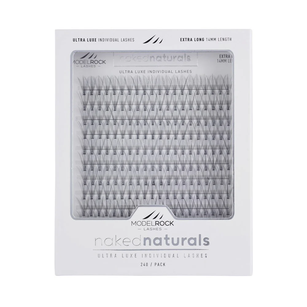 Modelrock Ultra Luxe Naked Naturals- 10D 14mm Bulk Tray 240Pk