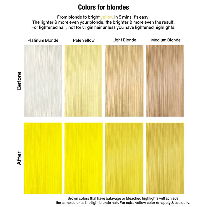 Celeb Luxury Viral Colourwash Original Extreme Yellow 244ml - Image 4