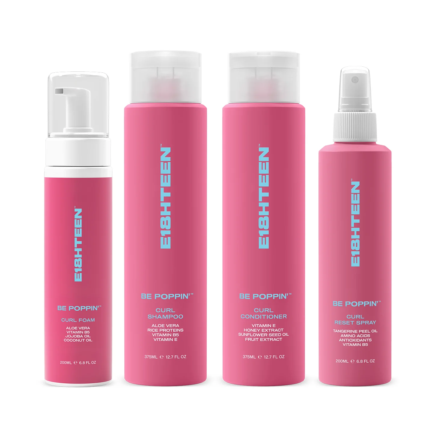 E18HTEEN Be Poppin' Curl Essentials