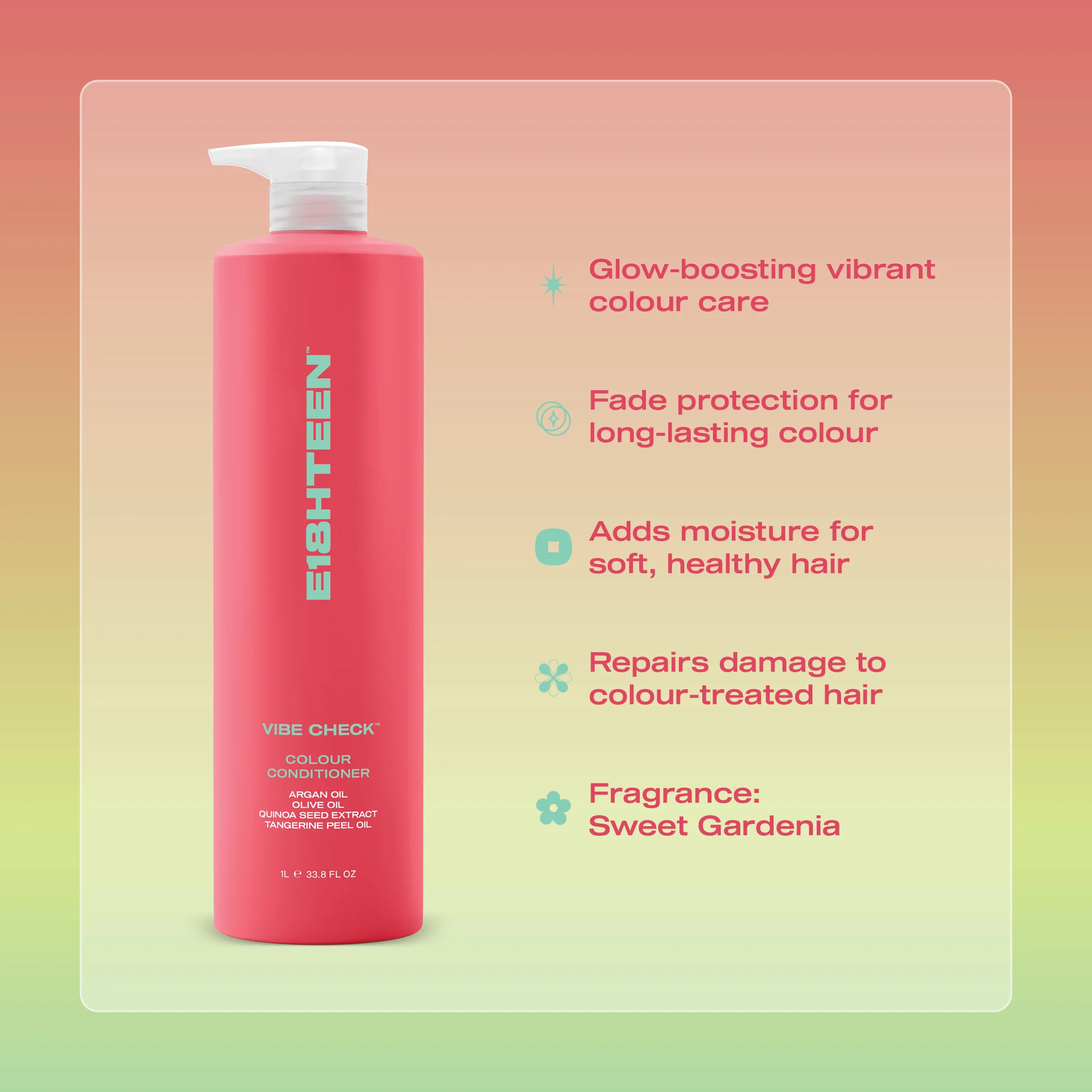 E18HTEEN Vibe Check Colour Conditioner 1L - Image 2