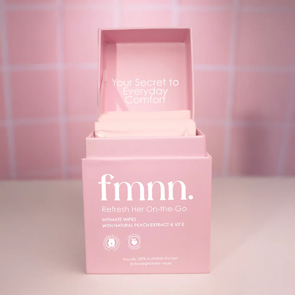 FMNN Refresh Her On-The-Go Intimate Wipes 20Pk - Image 3