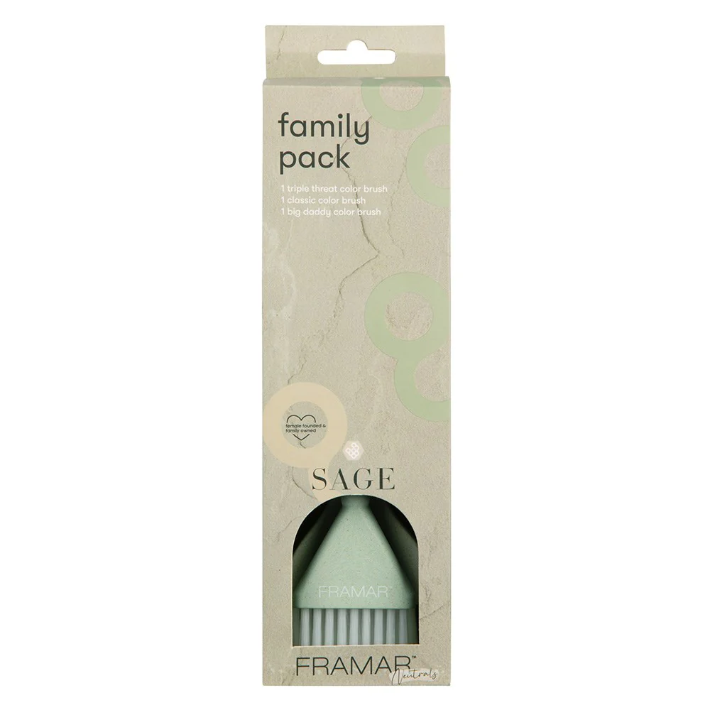 Framar Family Pack Tint Brush Set Sage 3Pk - Image 2