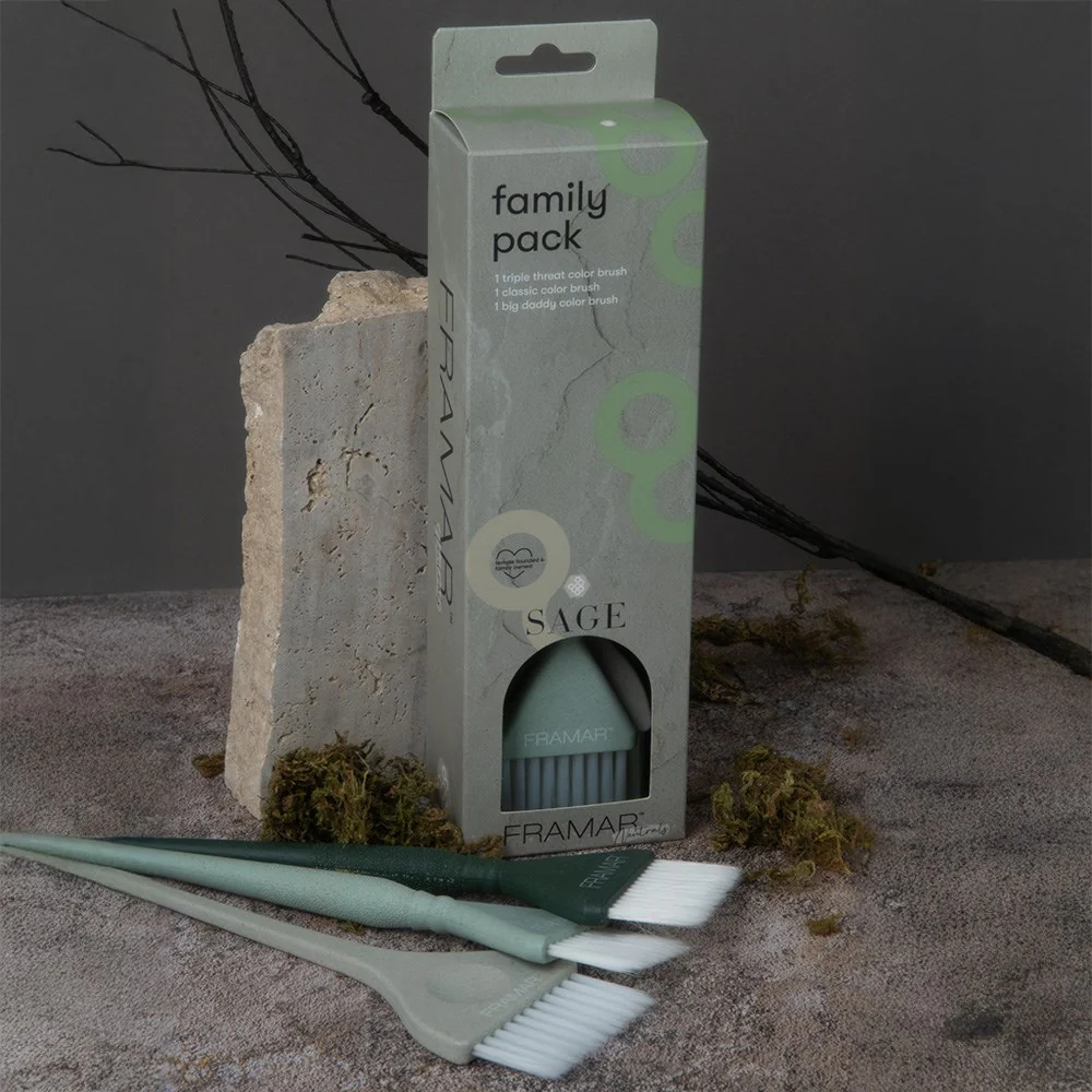 Framar Family Pack Tint Brush Set Sage 3Pk - Image 4