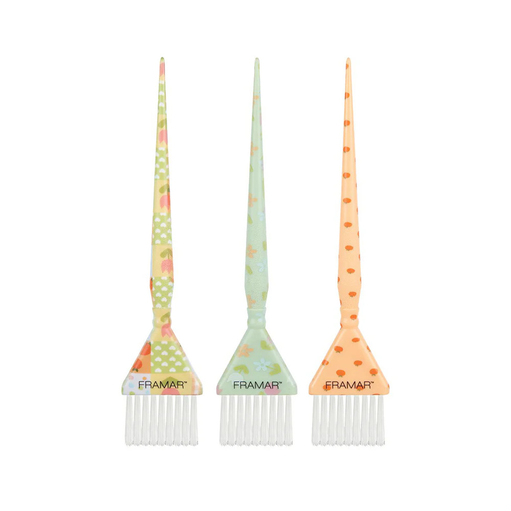 Framar Triple Threat Tint Brush Set Quilted 3Pk