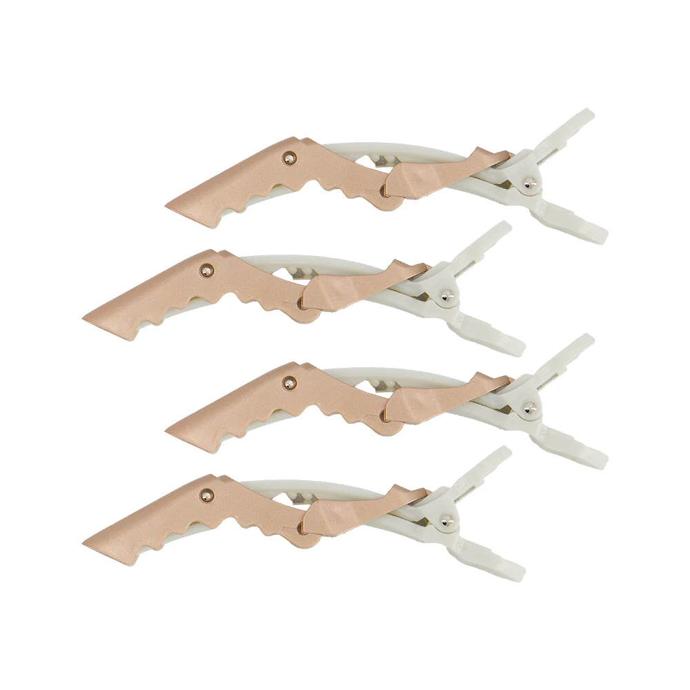 Crocodile Clips Champagne 4Pk - Image 2