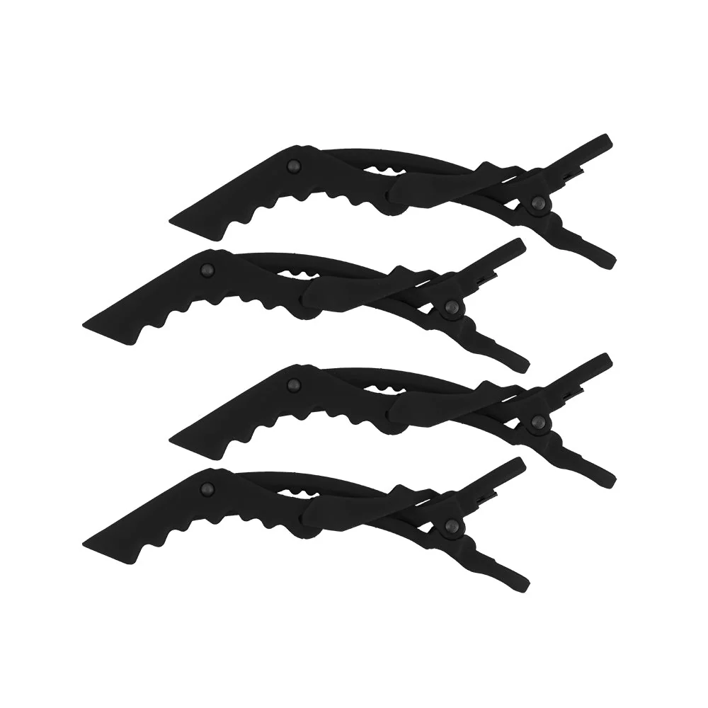 Crocodile Clips Matte Black 4Pk - Image 2