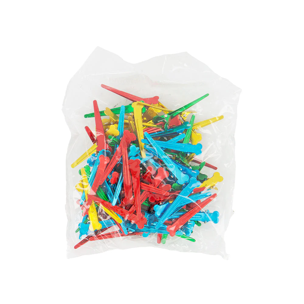 Pin Curl Clips Coloured 100Pk - Image 3