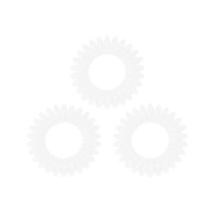 Glammar Tangle Tie White 3Pk