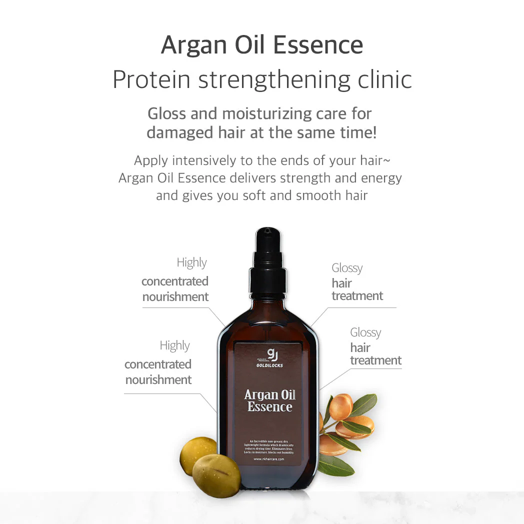 NK Goldilocks Argan Oil Essence 100ml - Image 3