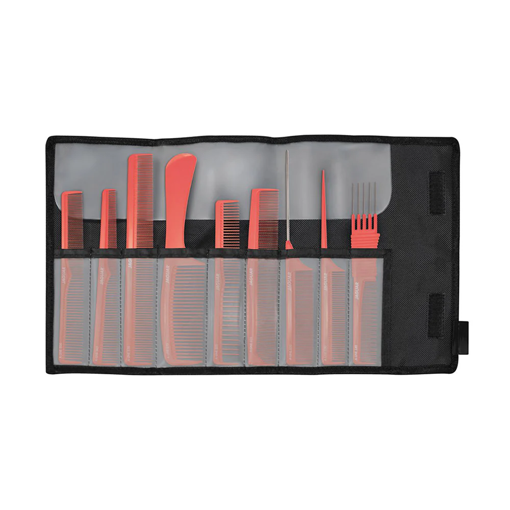 Jaguar Comb Set Coral 9pcs 