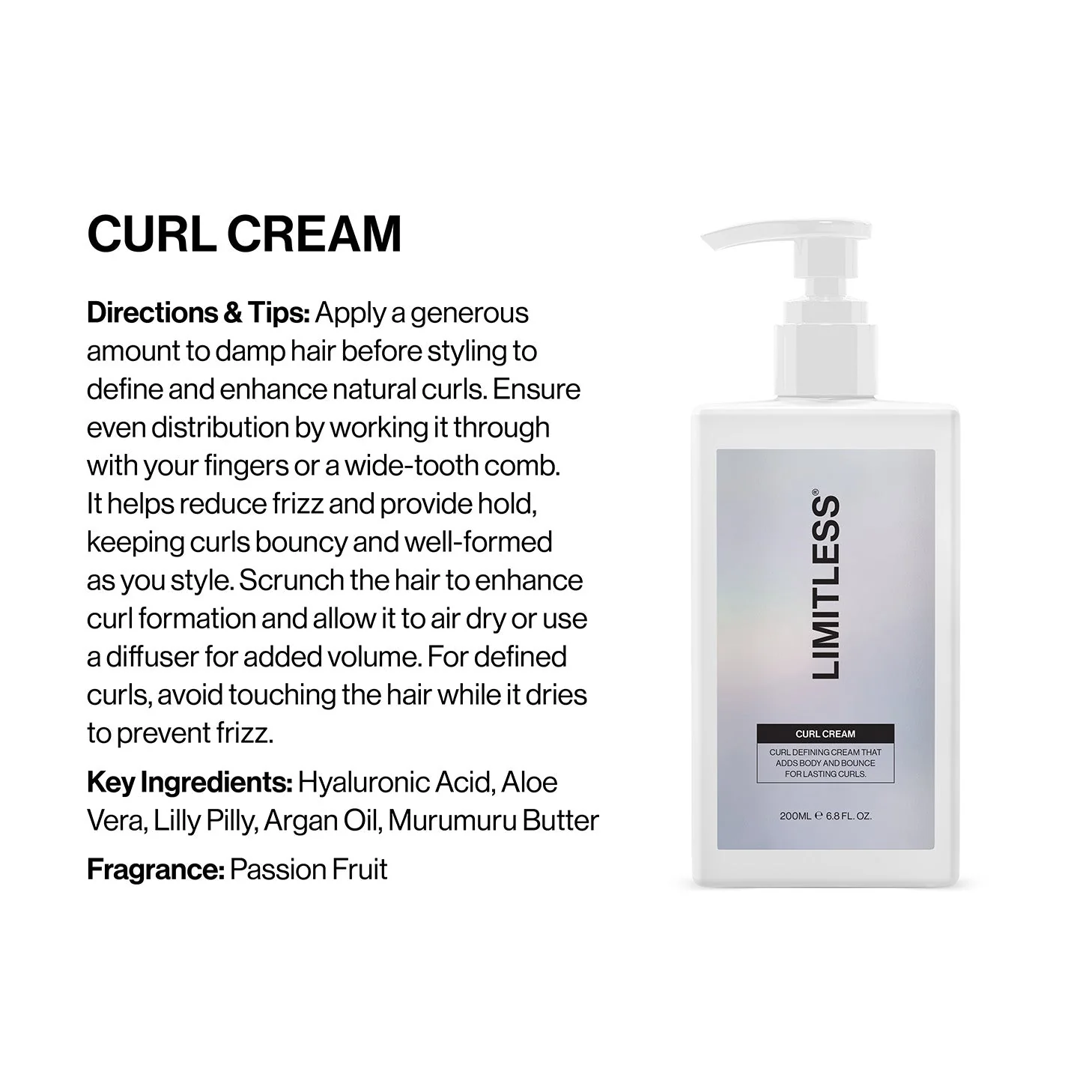 Limitless Curl Cream 200ml - Image 6