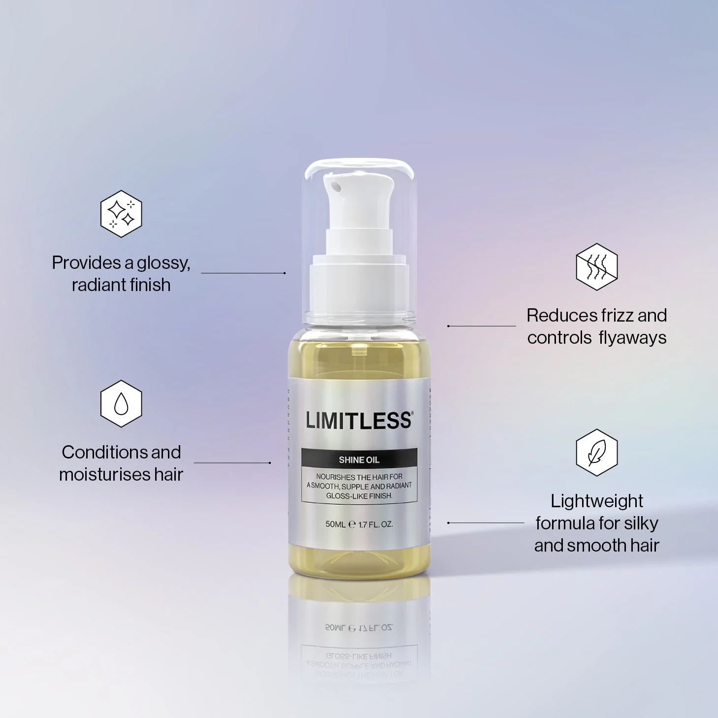 Limitless Shine Oil 50ml - Image 4