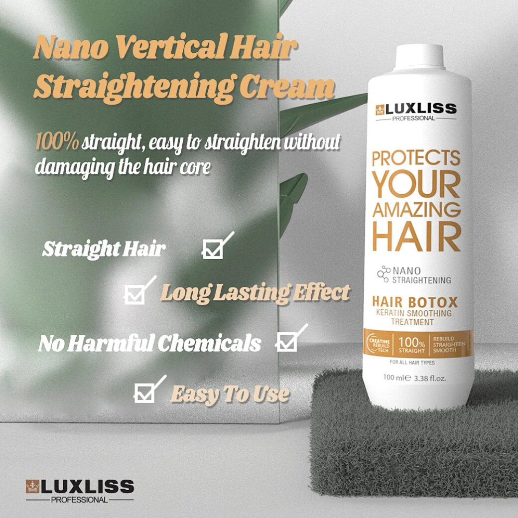 Luxliss Botox Keratin Smoothing Treatment-Nano Straight 1L - Image 3