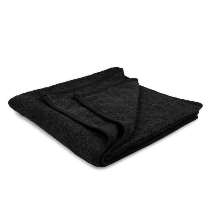 Classic Collection Cotton Bleach Proof Salon Towel Black 10Pk 100gsm - Image 2