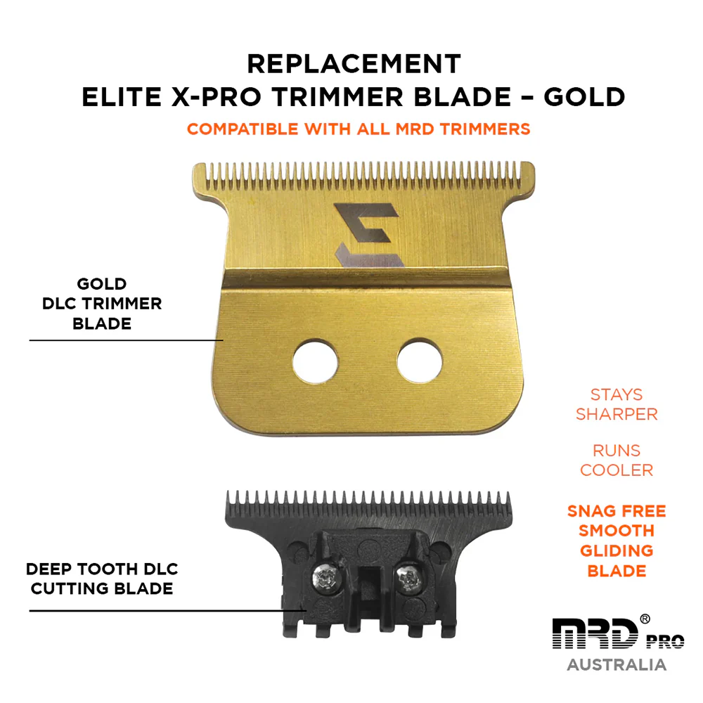 MRD Pro Smart Brain Trimmer Blade - Gold - Image 3