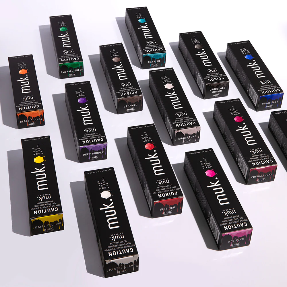 Muk Vivid Dye Midnight Black 100ml - Image 4