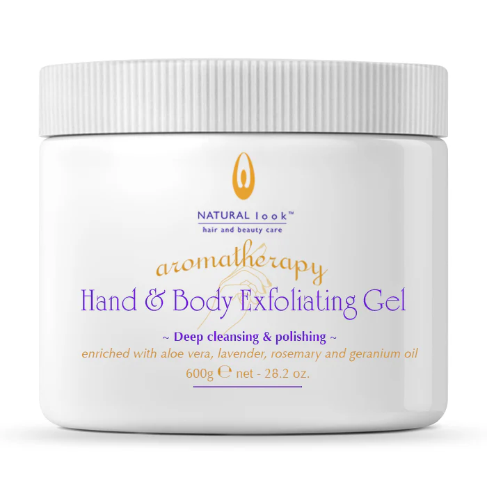 Natural Look Hand & Body Exfoliating Gel Aromatherapy 600g