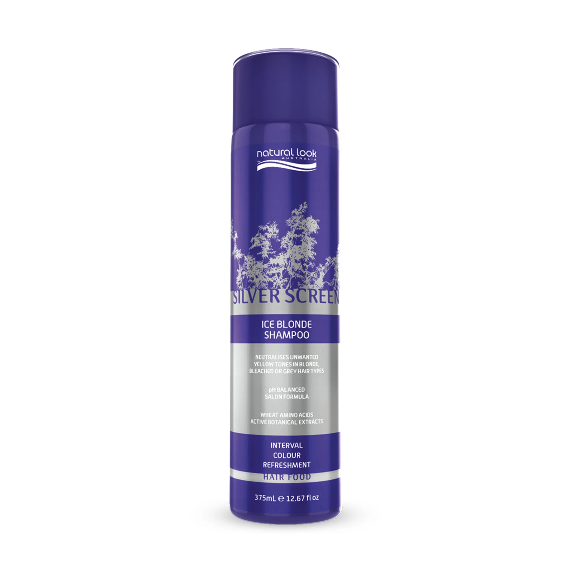 Natural Look Silver Screen Ice Blonde Shampoo 375ml - Image 2