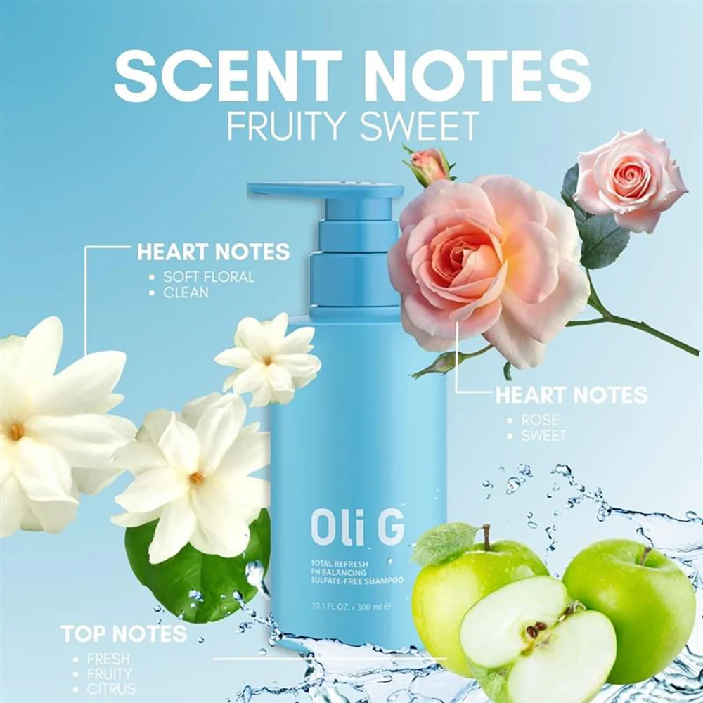 Oli G Total Refresh pH Balancing Shampoo 1000ml - Image 3