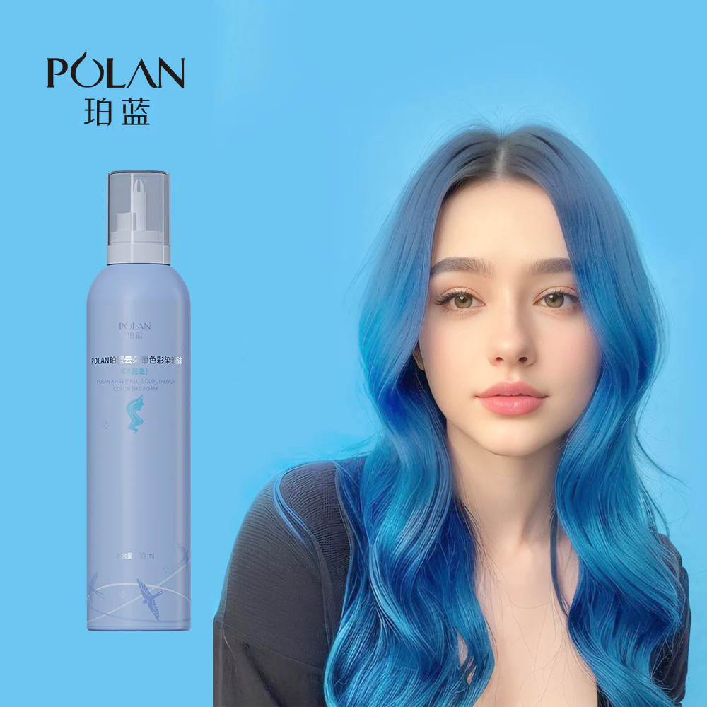 Polan Cloud Lock Colour Mousse Ice Blue 250g - Image 5