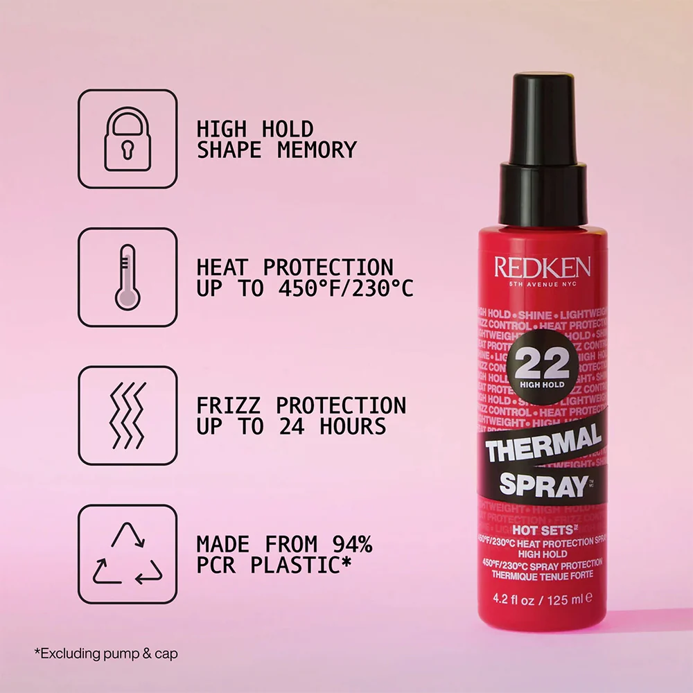 Redken Thermal Spray High Hold 125ml - Image 2