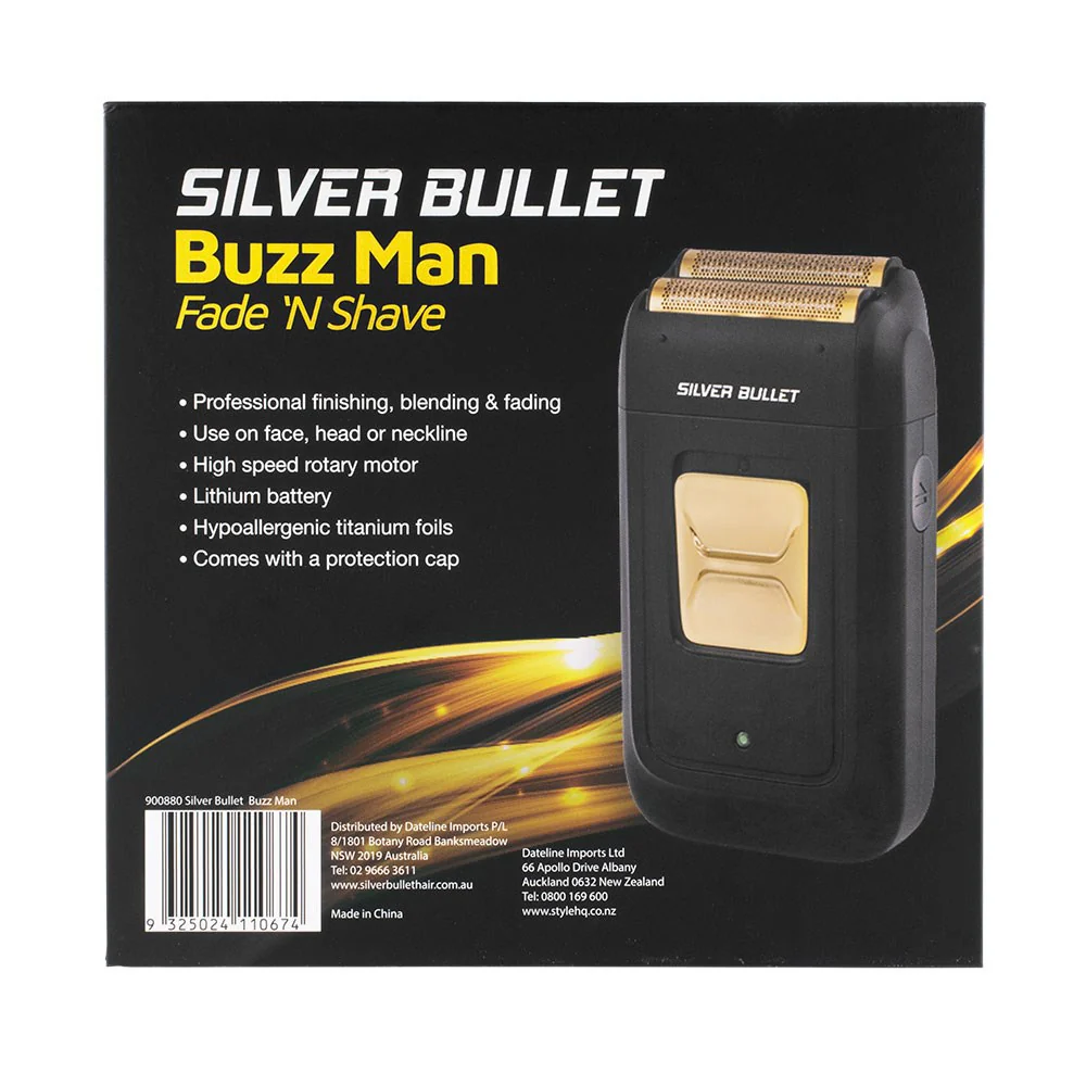 Silver Bullet Buzz Man Fade N Shave Shaver Foil Cover - Image 5