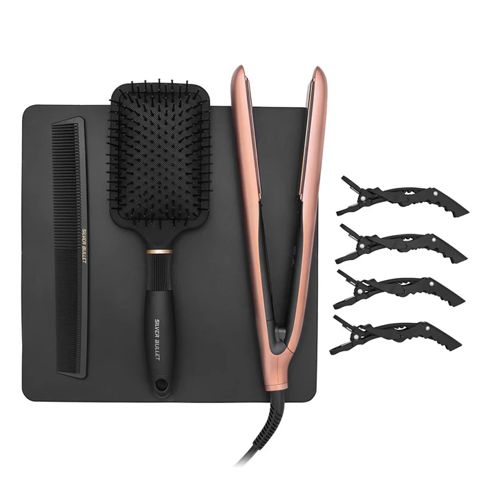 Silver Bullet Titanium 230 Supernova Rose Gold Straightener 25mm - Image 4