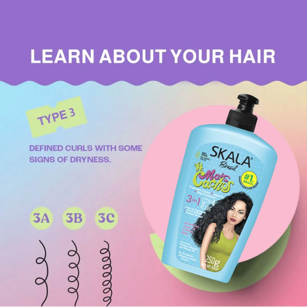 Skala #PerfectCurls 3 in 1 Leave-In Conditioner 250g - Image 4