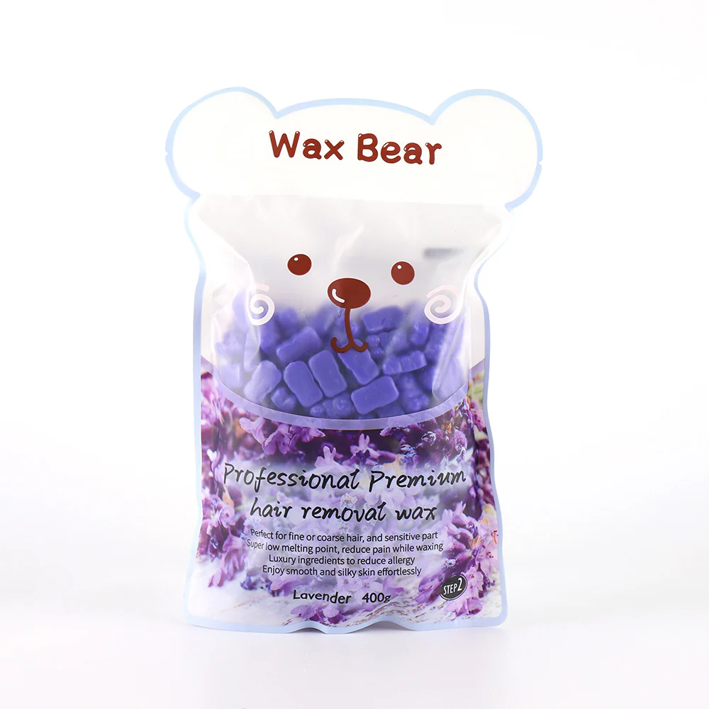WaxKiss Bear Hot Wax Lavender 400g