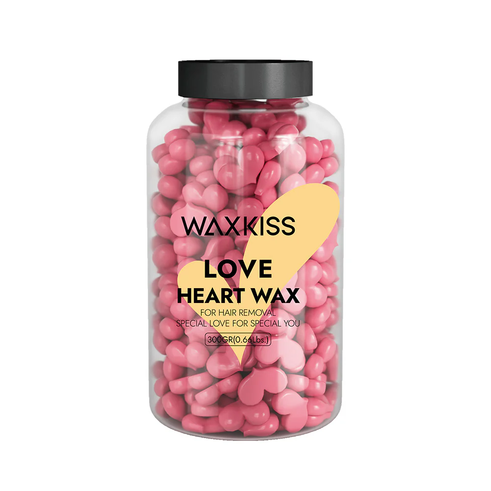 WaxKiss Love Heart Hot Wax Cactus Blossom 300g