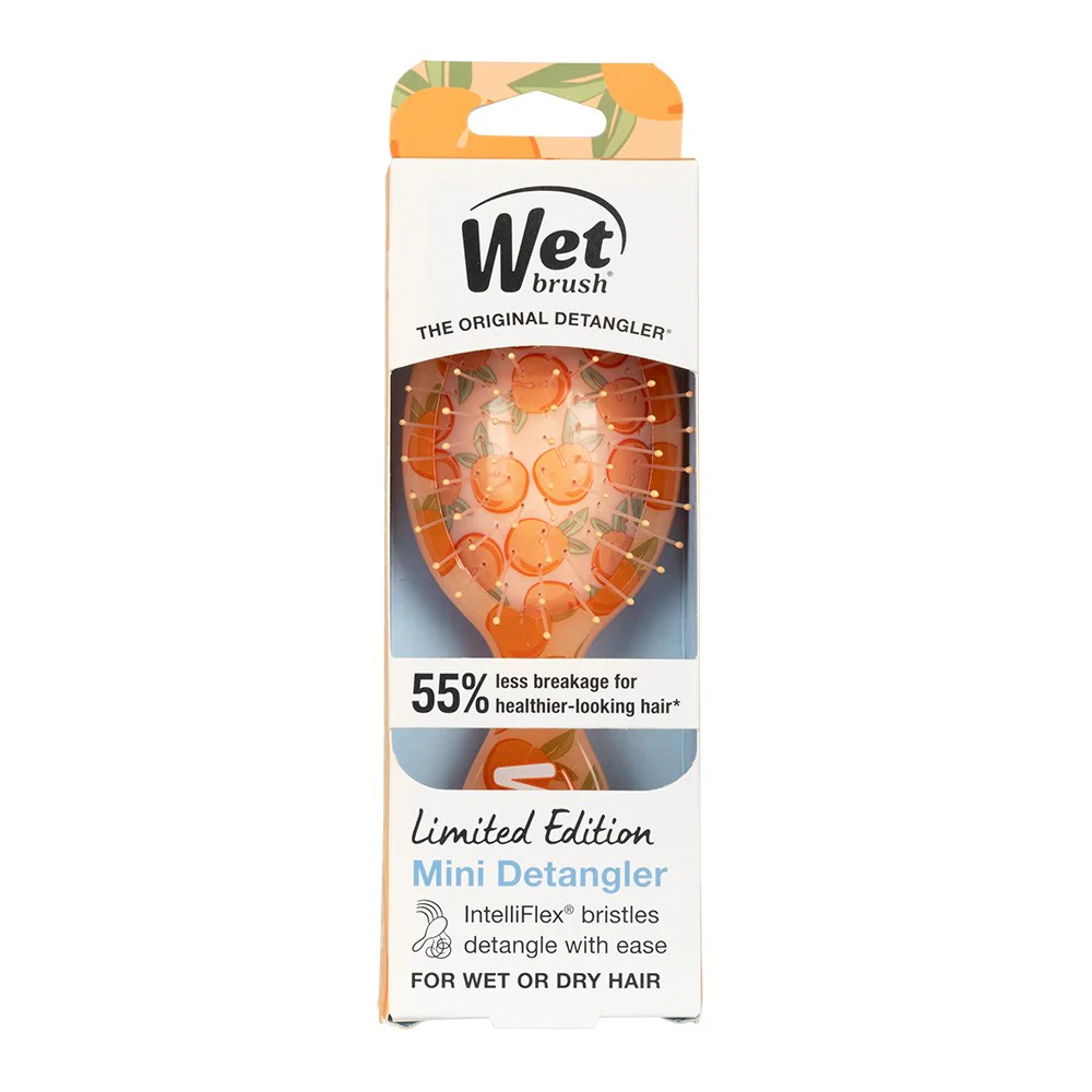 WetBrush Tutti Fruitti Mini Detangler Peach - Image 3