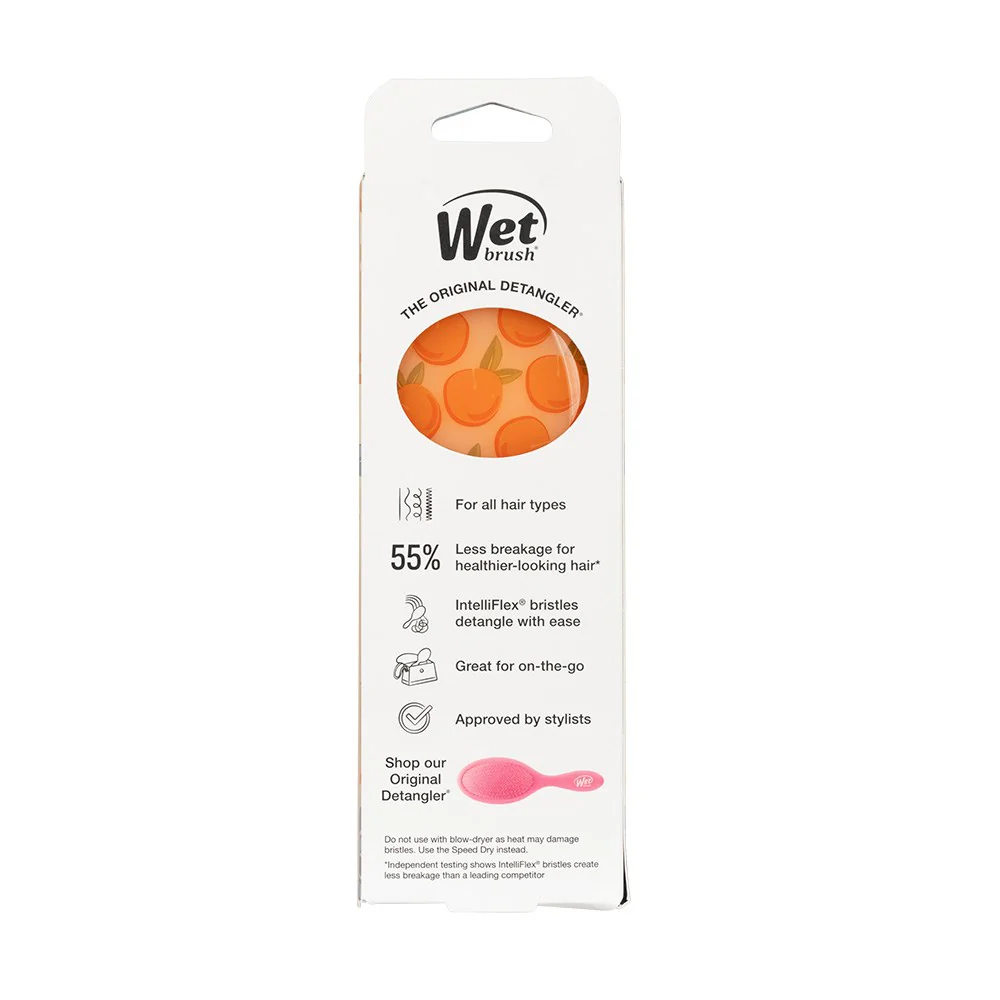 WetBrush Tutti Fruitti Mini Detangler Peach - Image 4